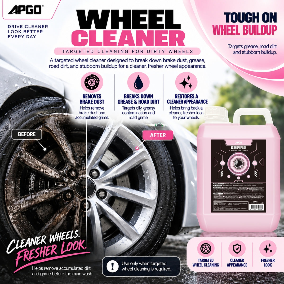 APGO Car Wheel Cleaner 2L — 1
