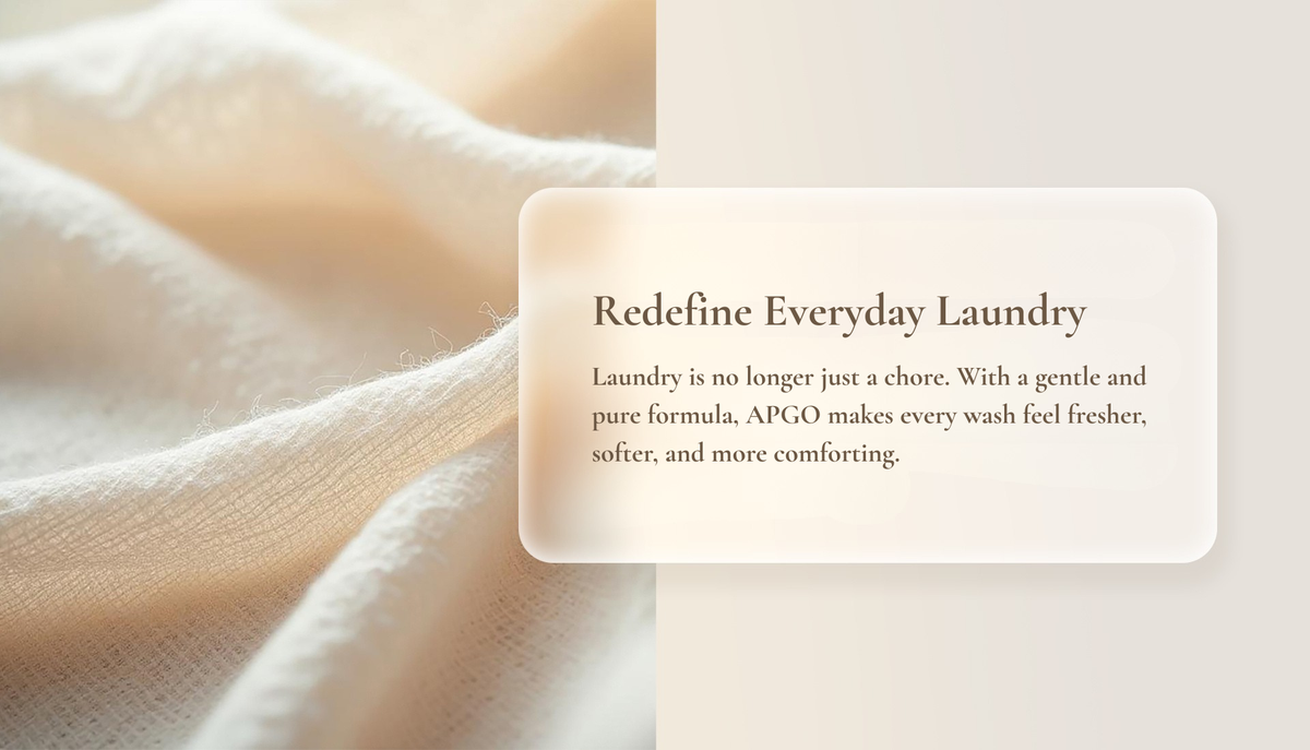APGO Laundry Detergent* Cotton净心棉花 product description image 2