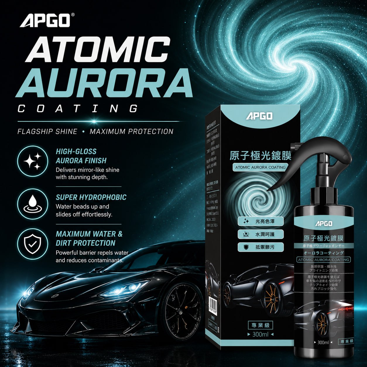 APGO Aurora Car Nano Coating (Premium) — 2