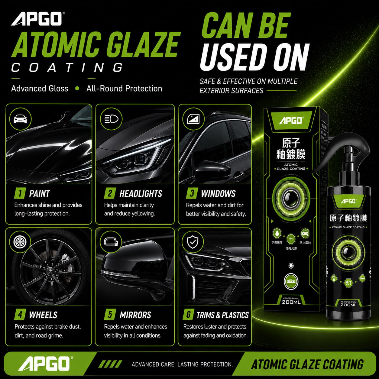 APGO Atomic Glaze Car Nano Coating — 4