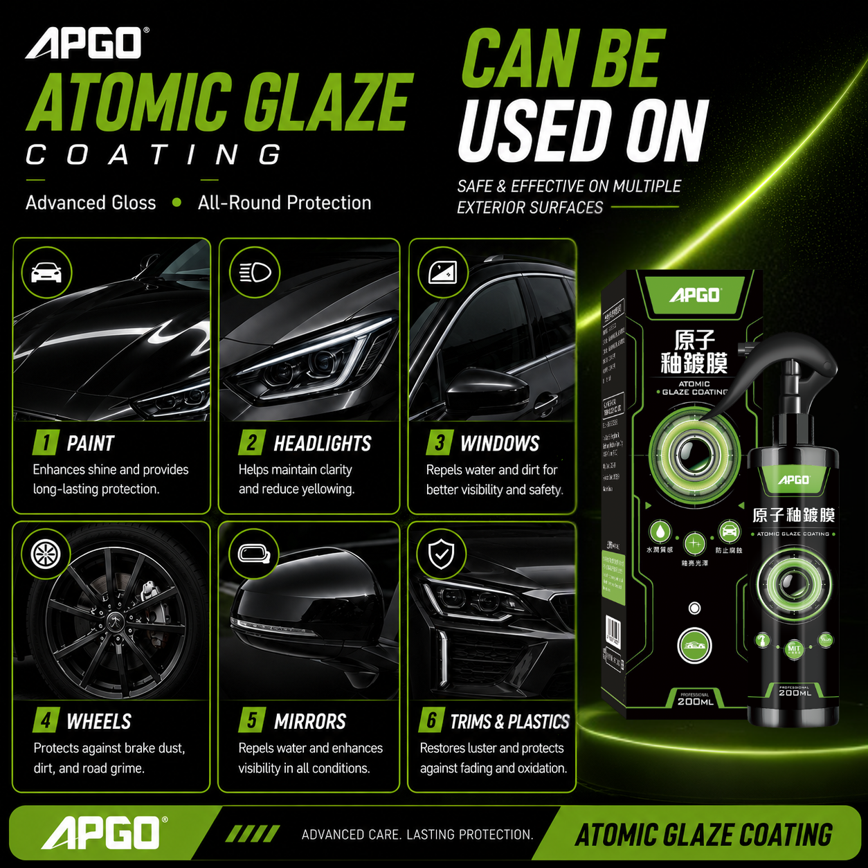 APGO Atomic Glaze Car Nano Coating — 4