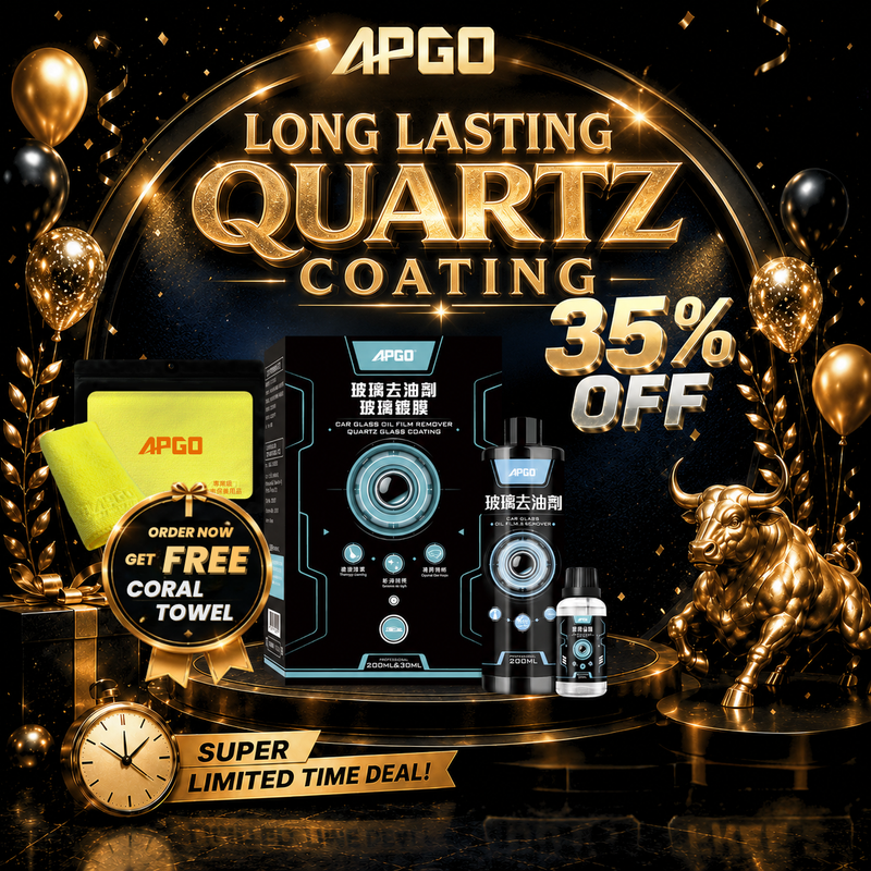 APGO Windshield Oil Film Remover & Quartz Glass Coating - Image 1