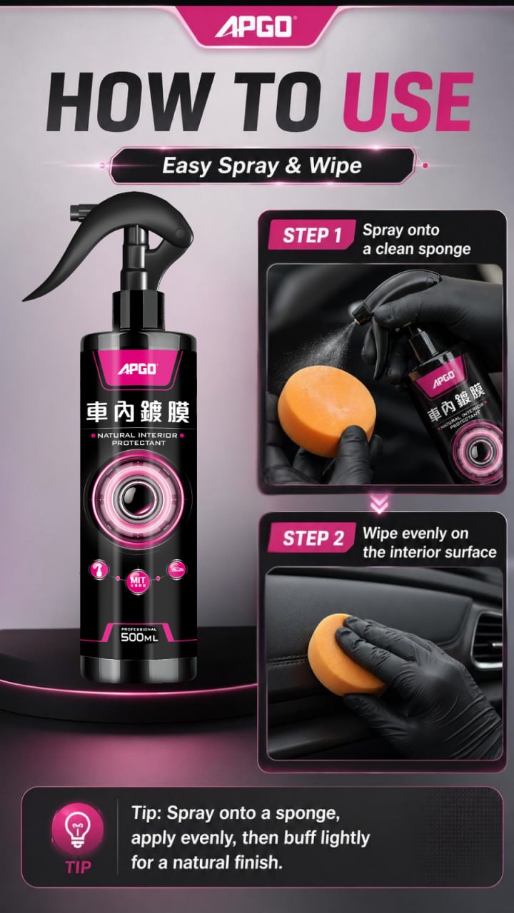 APGO Car Interior Eco Friendly Coating 500ML — 6