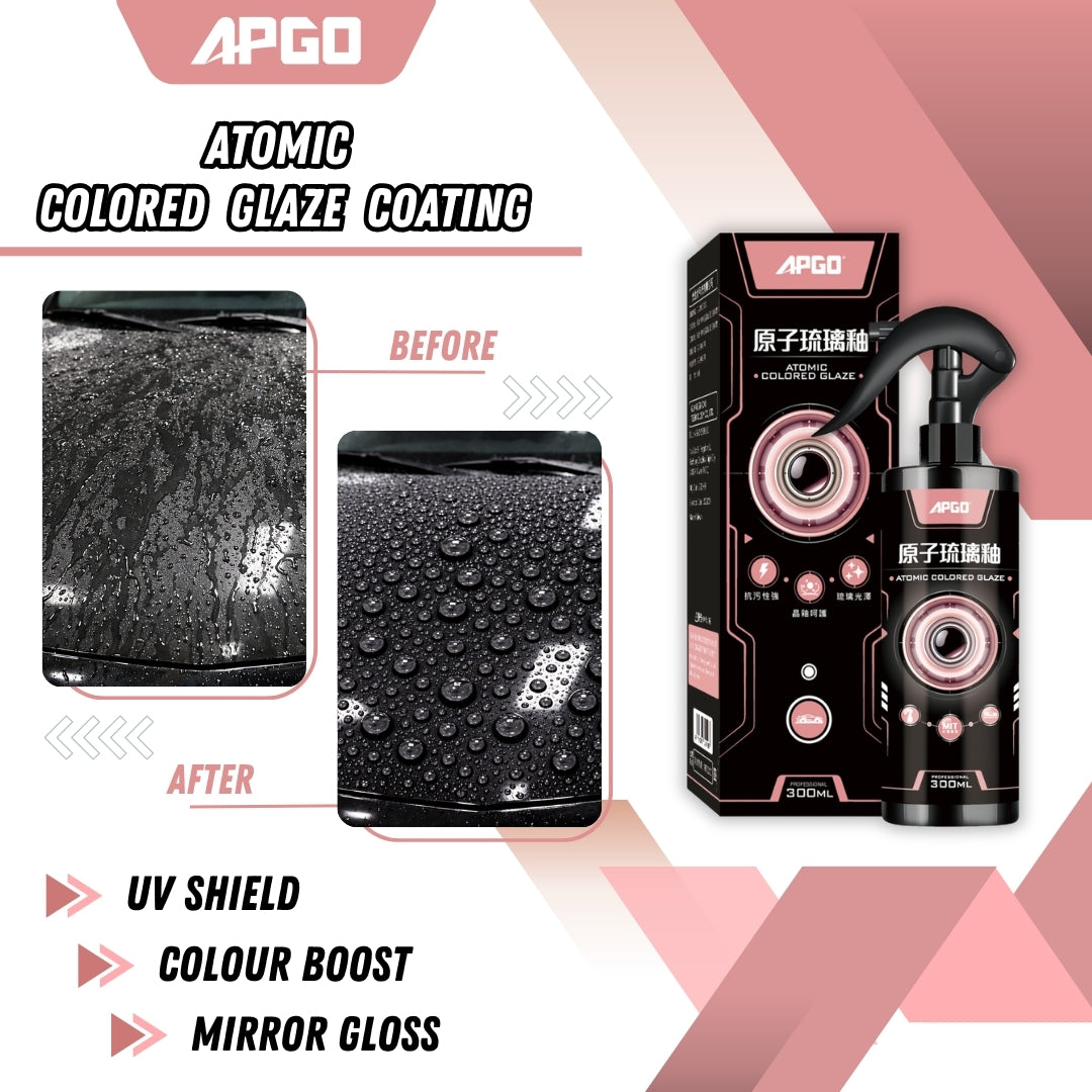 APGO Atomic Coloured Glaze Car Nano Coating (Premium) 300ml