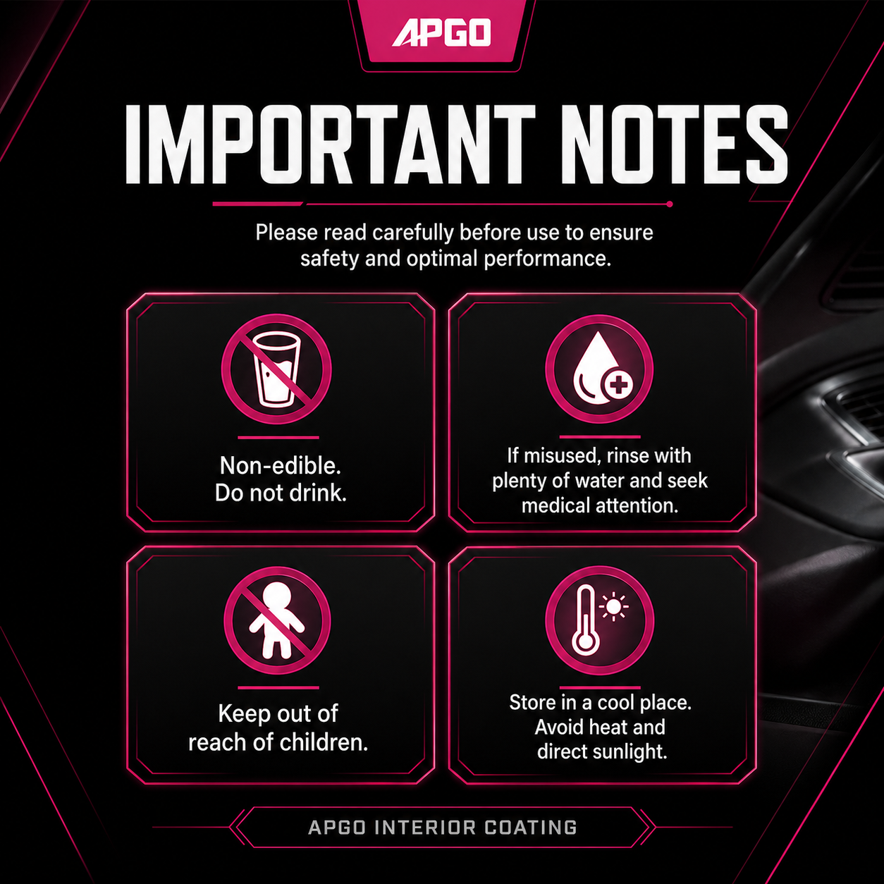 APGO Car Interior Eco Friendly Coating — 7