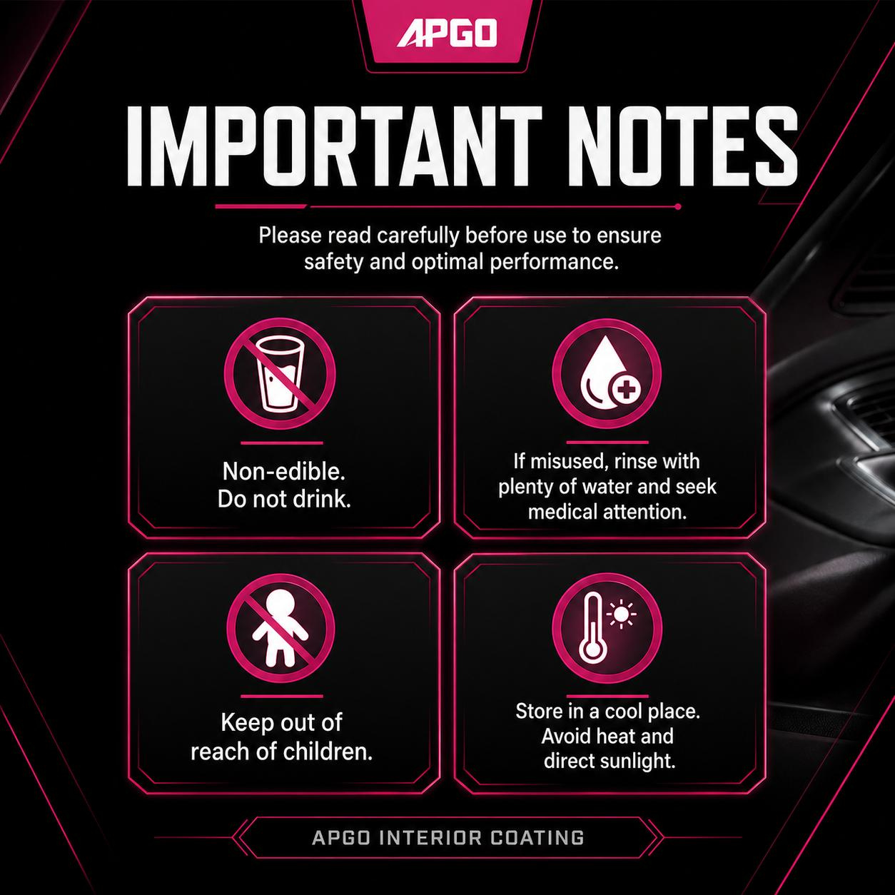 APGO Car Interior Eco Friendly Coating — 7