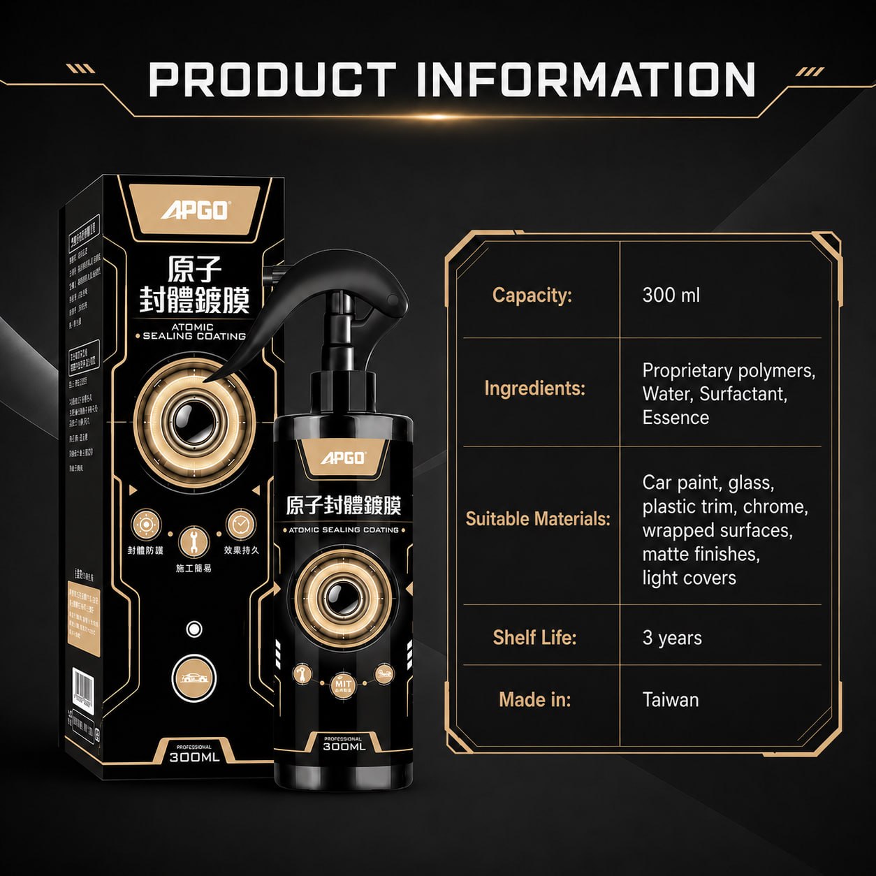 APGO Atomic Sealing Car Nano Coating — 7