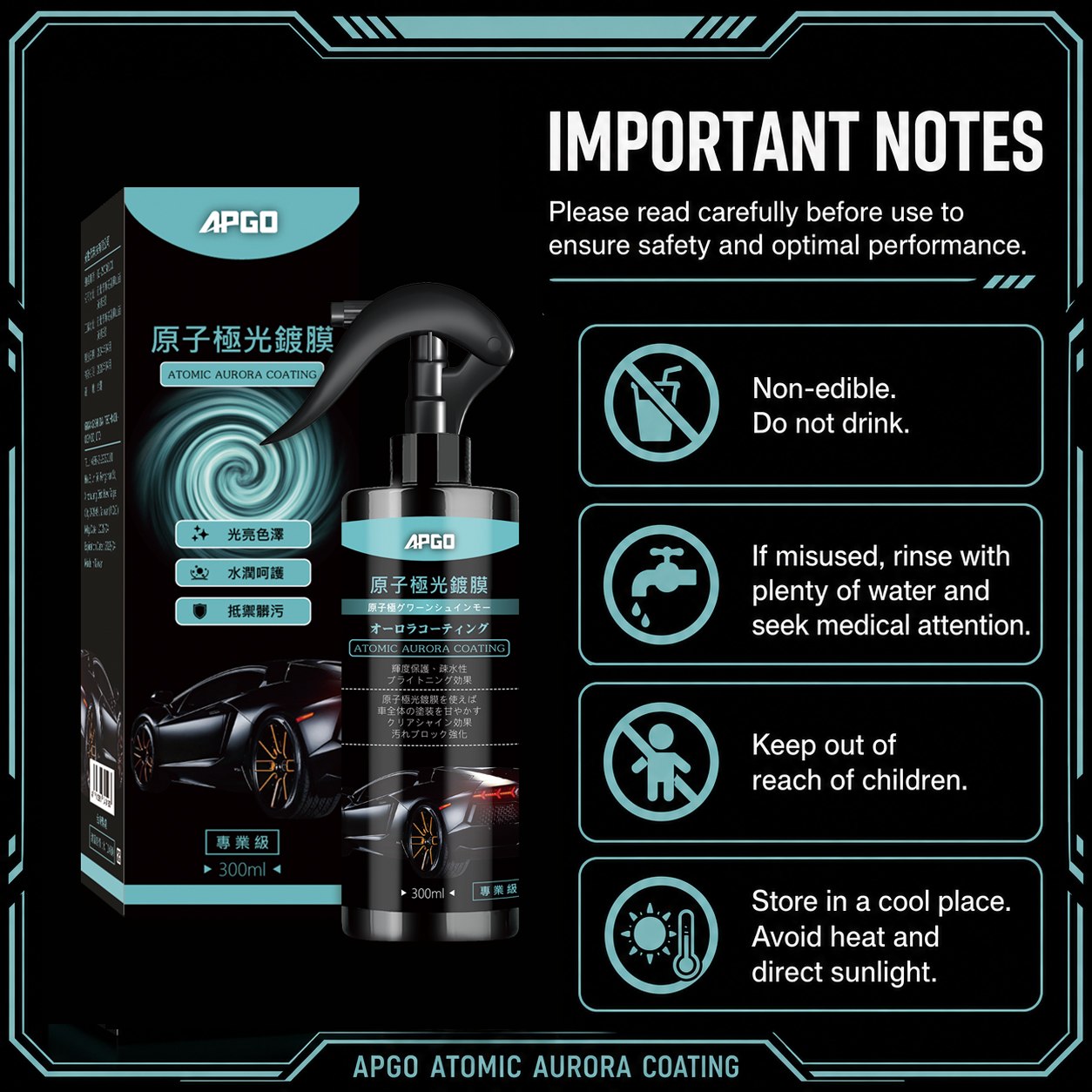 APGO Aurora Car Nano Coating (Premium) — 9