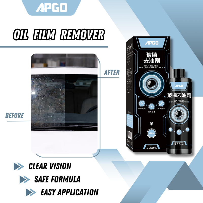 APGO Car Windshield Oil Film Remover (Perfect Glass Restorer) 200ML - Image 2