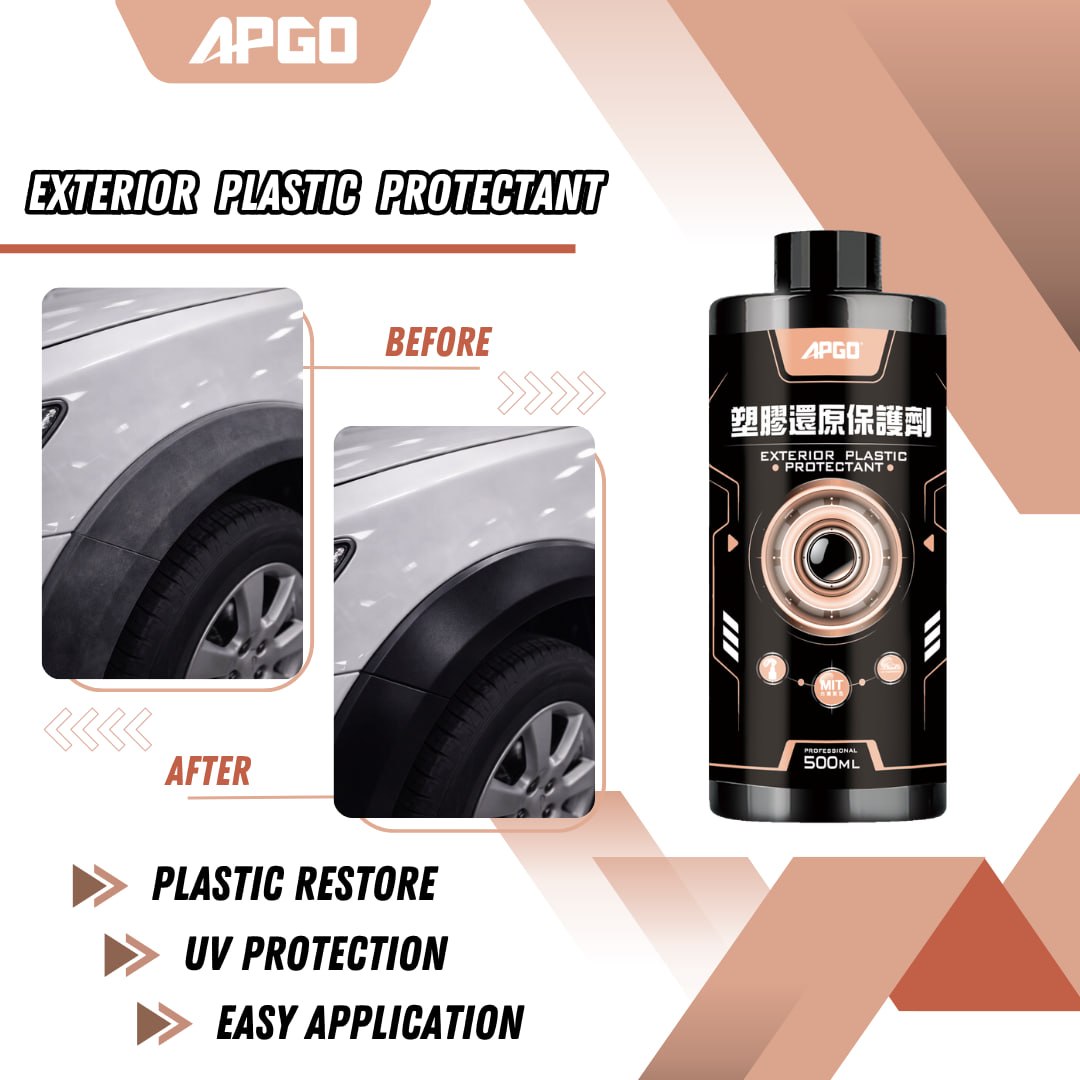 APGO Car Exterior Plastic Protectant 500ML