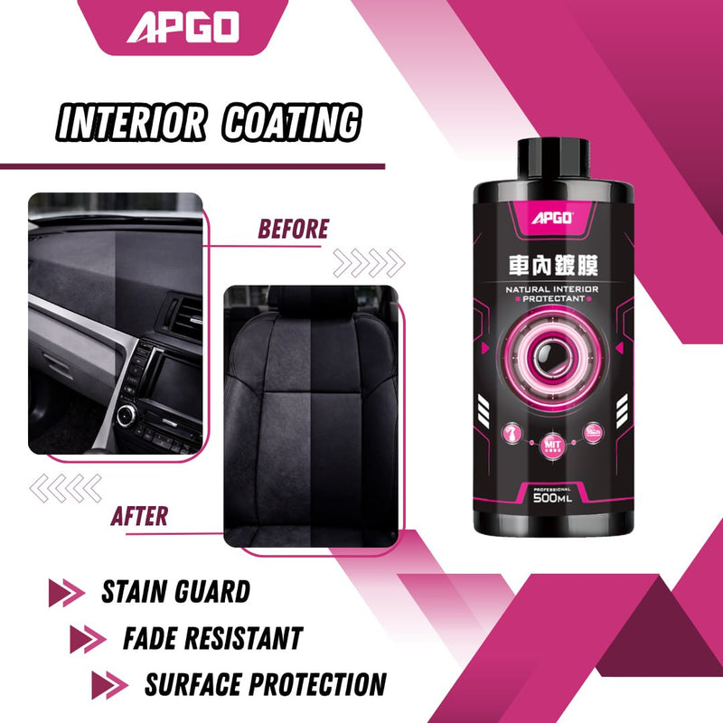 APGO Car Interior Eco Friendly Coating 500ML - Image 1