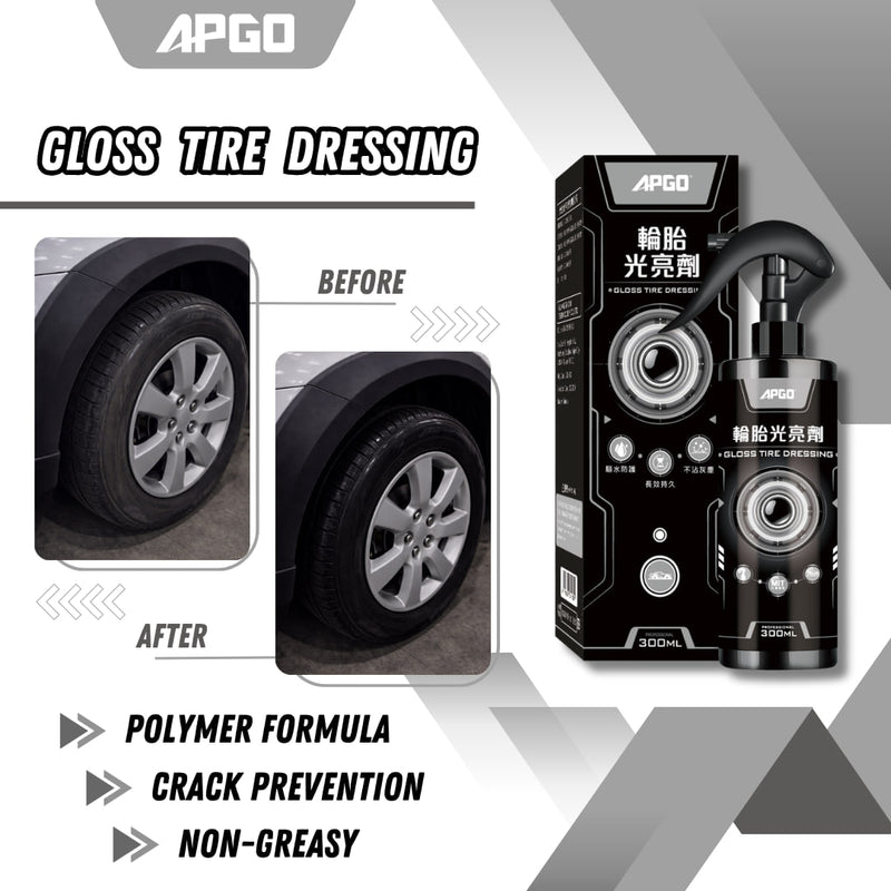 APGO Car Tire Gloss Dressing and Protectant - Image 2