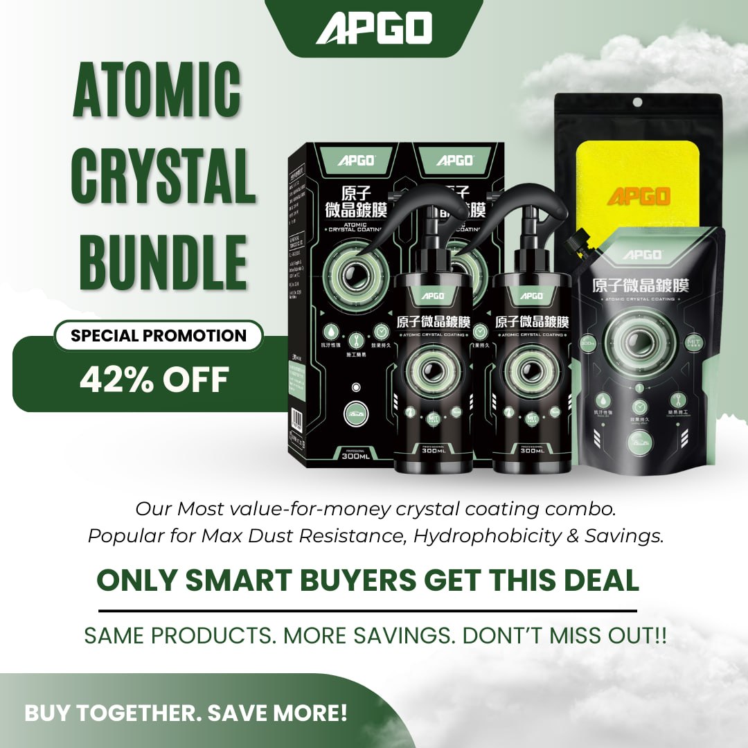 APGO Atomic Crystal Car Nano Coating 300ML