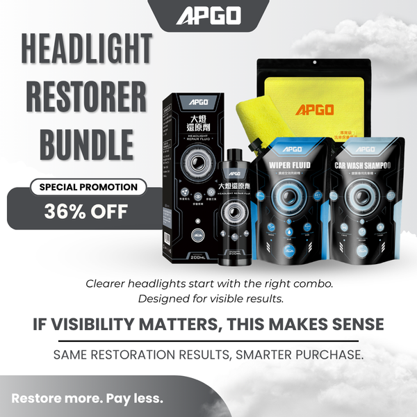 APGO Car Headlight Repair Polish Cream