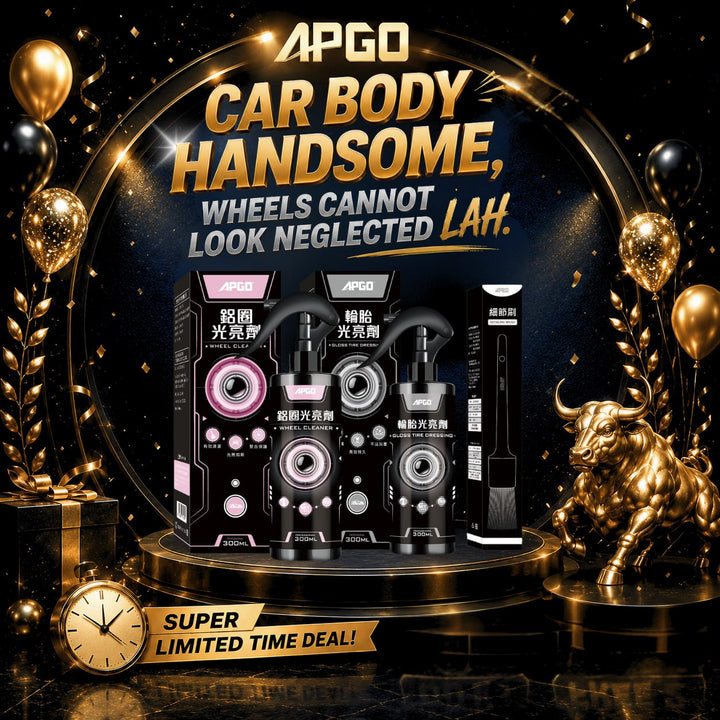 APGO Wheel Cleaner & Tyre Care Set