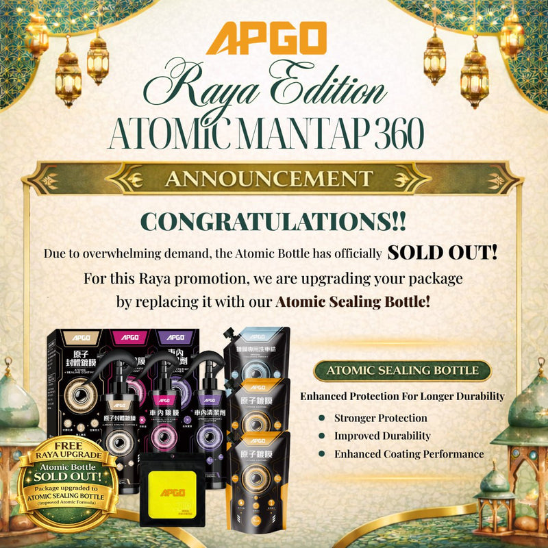 APGO Atomic Car Nano Coating 300ML (Standard) - Image 2