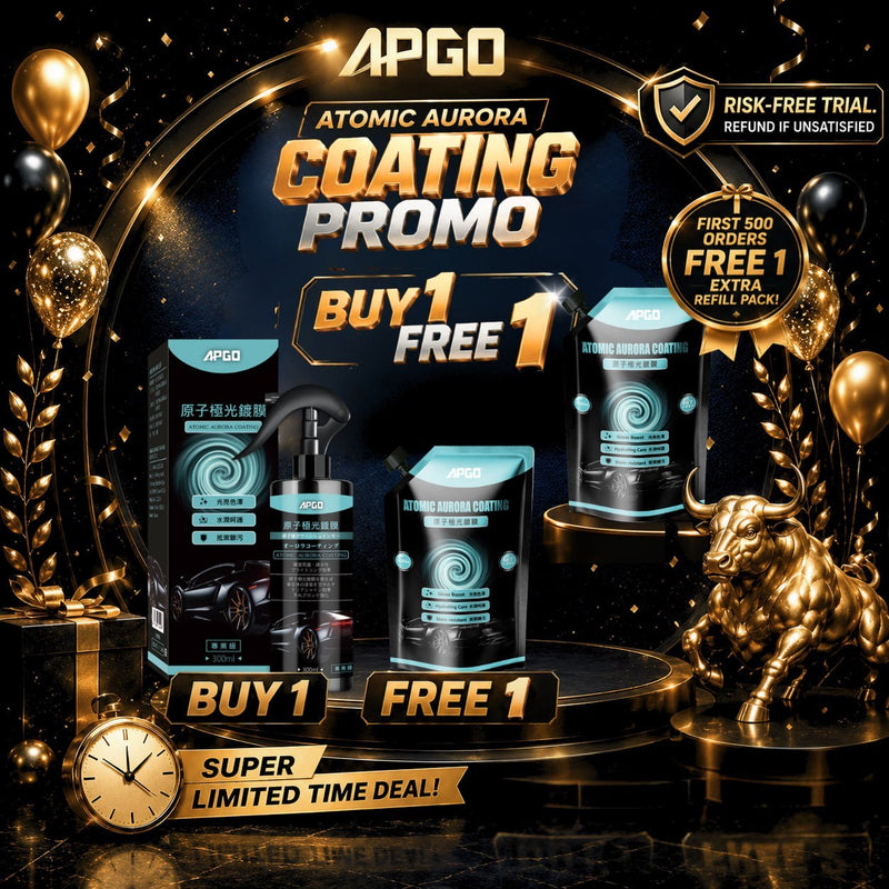 APGO Aurora Car Nano Coating (Premium) - Golden Bull Celebration - Image 1