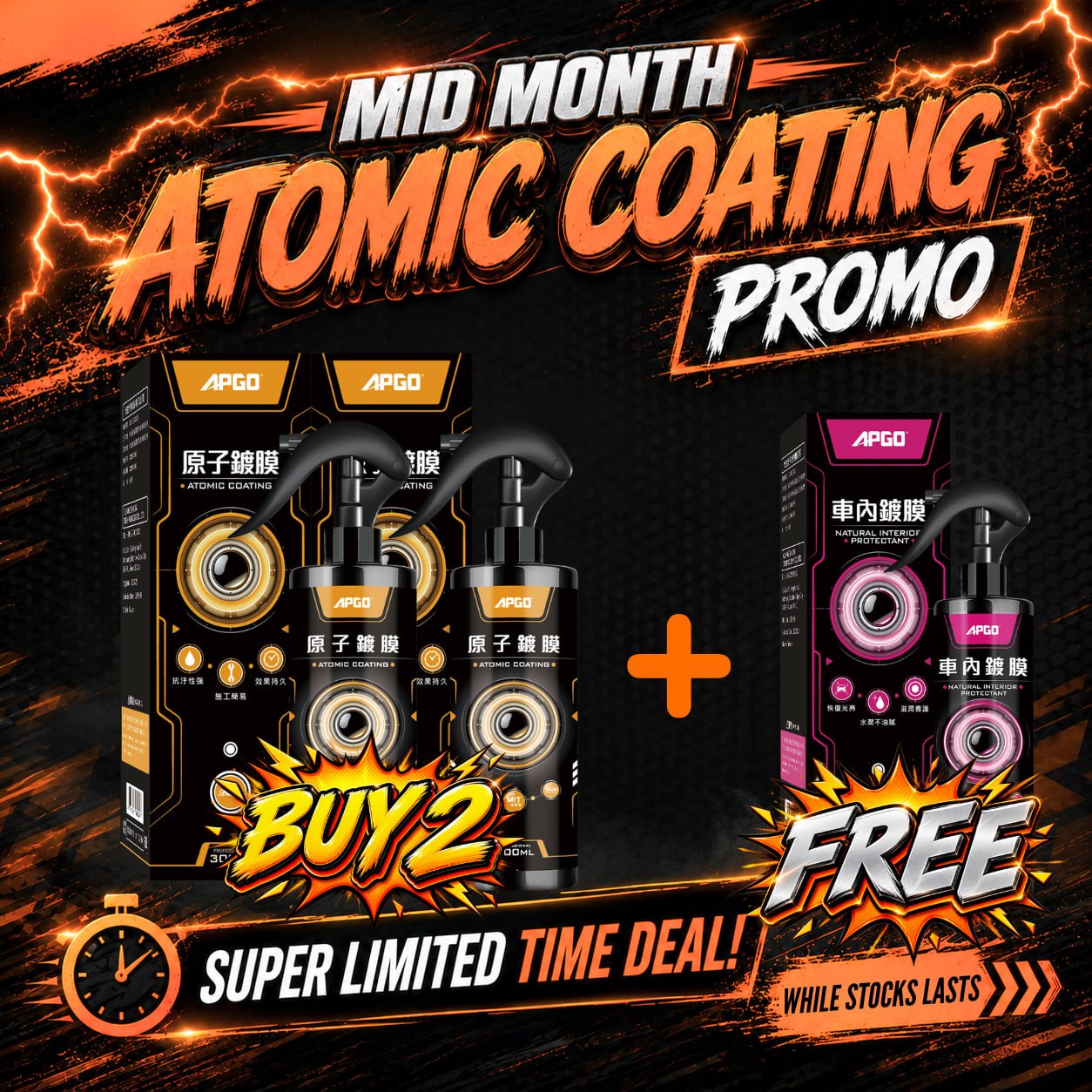 ✨Mid Month Atomic Coating Promo ✨