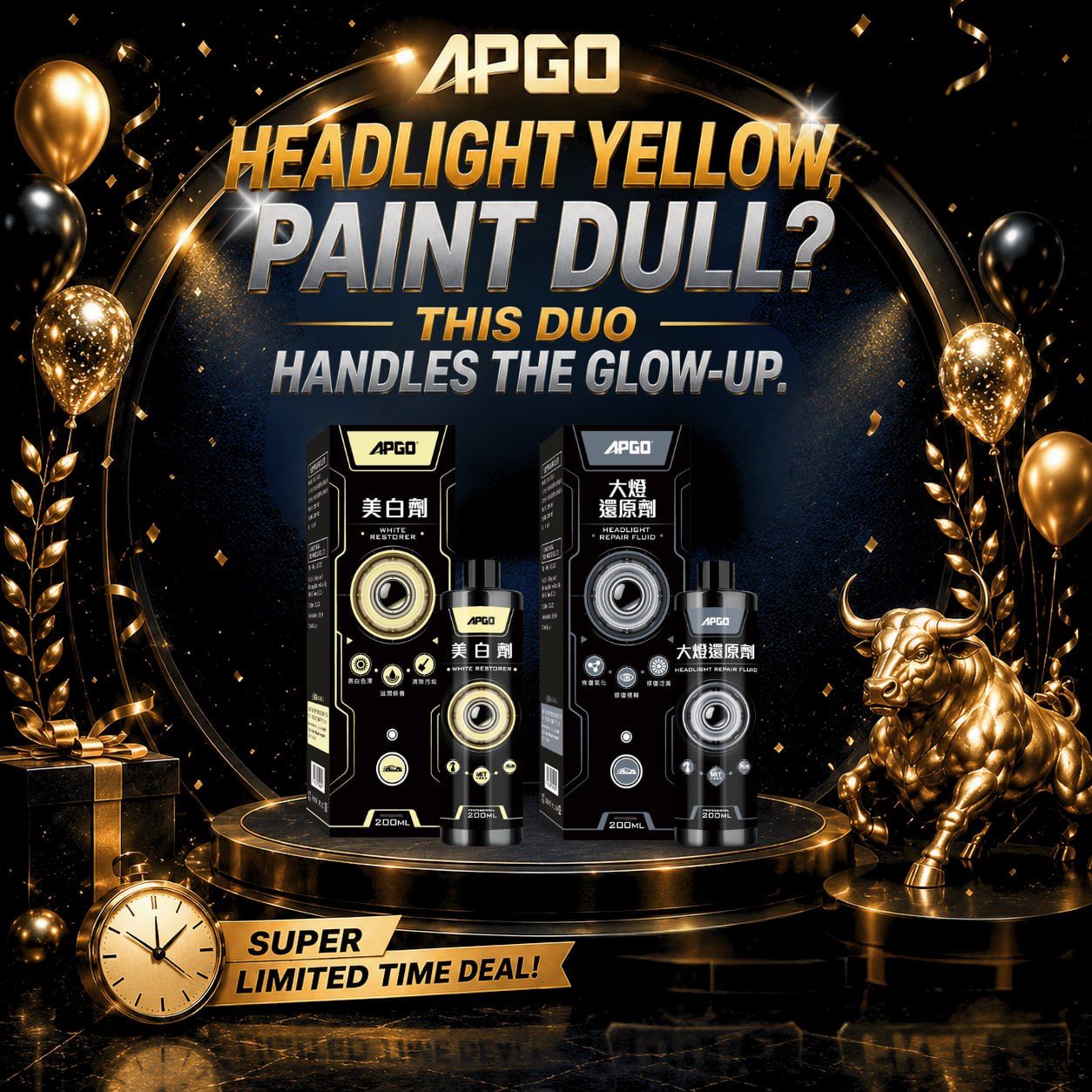 APGO Car Paint & Headlight Care