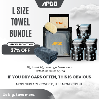 APGO Pro-Car Wash Towel (L) (160cm x 60cm)