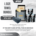 APGO Pro-Car Wash Towel (L) (160cm x 60cm) - Image 6
